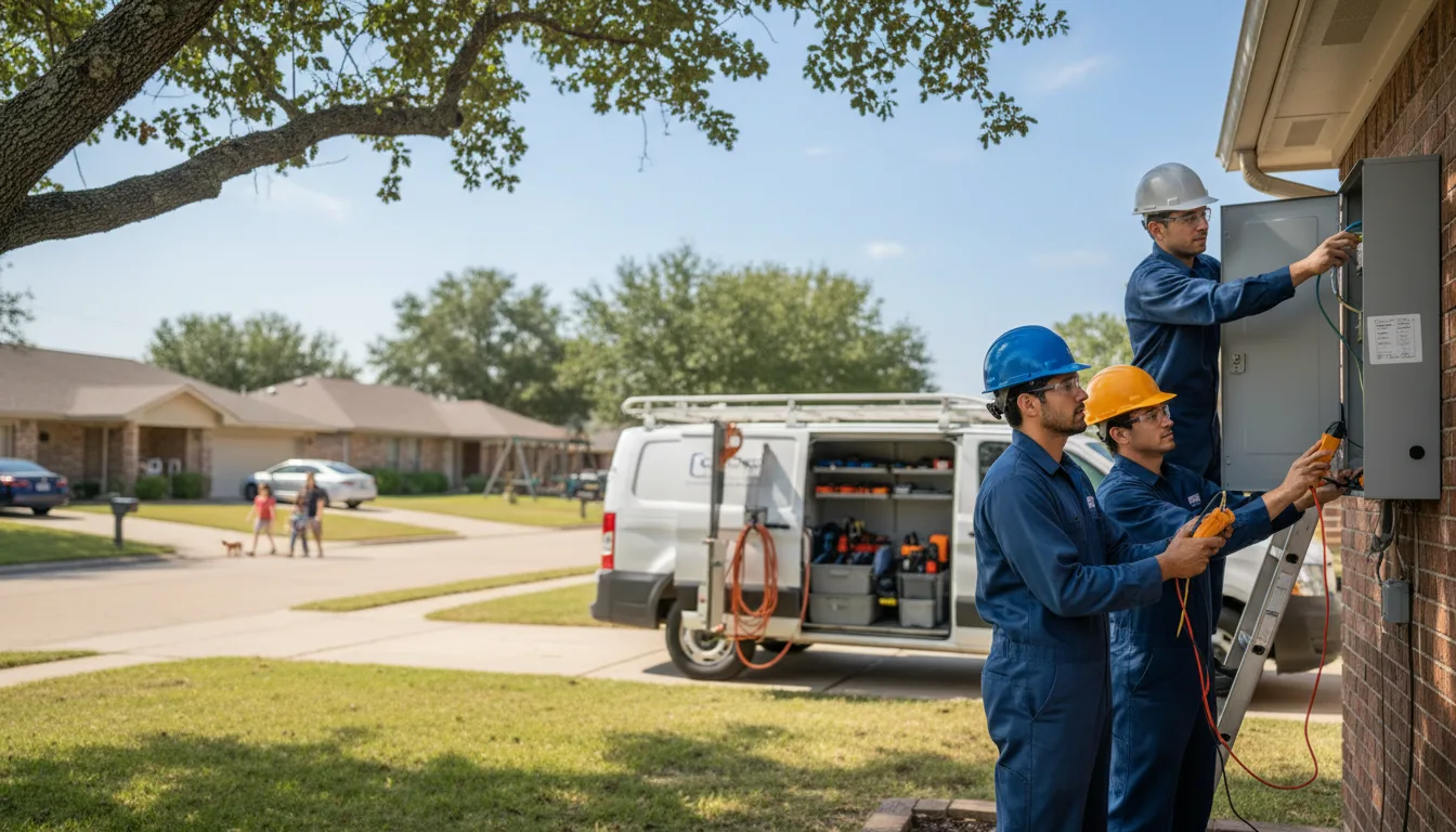 Certified electrician providing emergency electrical services in Ramona, OK